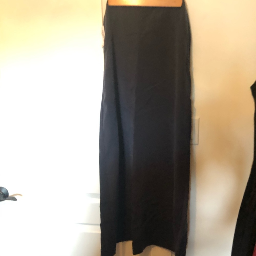 Babaton Aritzia Emin Strapless Navy Dress M